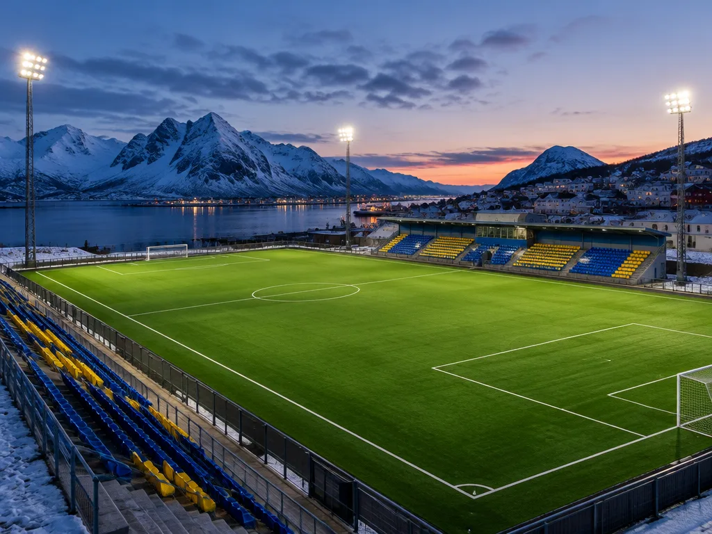 Aspmyra stadion: Bodø/Glimts hjemmebane, historie og kapasitet